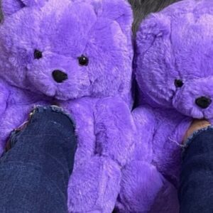 Quality Plush Bear Slippers