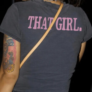 Faded Grey 'That Girl' T-Shirt